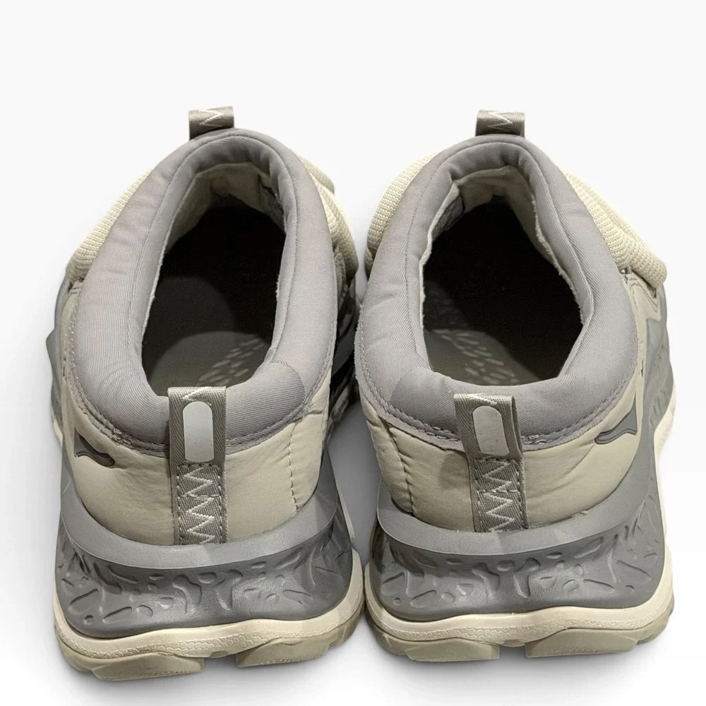 HOKA Ora Primo Slip On Recovery Sneakers Unisex M11.5 W12.5 Farro/Iron Ore Gray